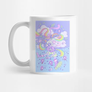 Rainbow Flower Mug